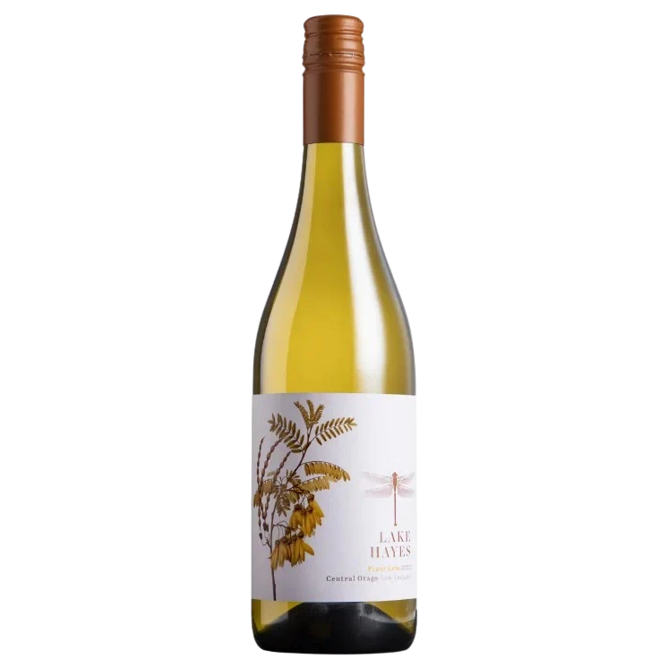 A bottle of 2023 Amisfield 'Lake Hayes' Pinot Gris 750ml White Wine