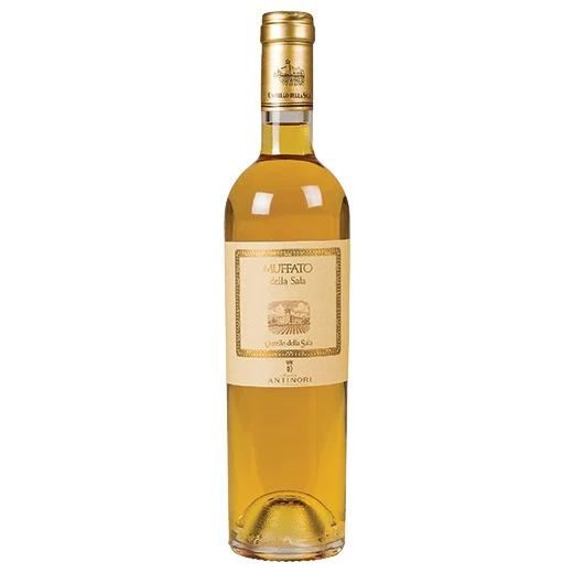 A bottle of 2022 Antinori Muffato Della Sala 500ml White Wine