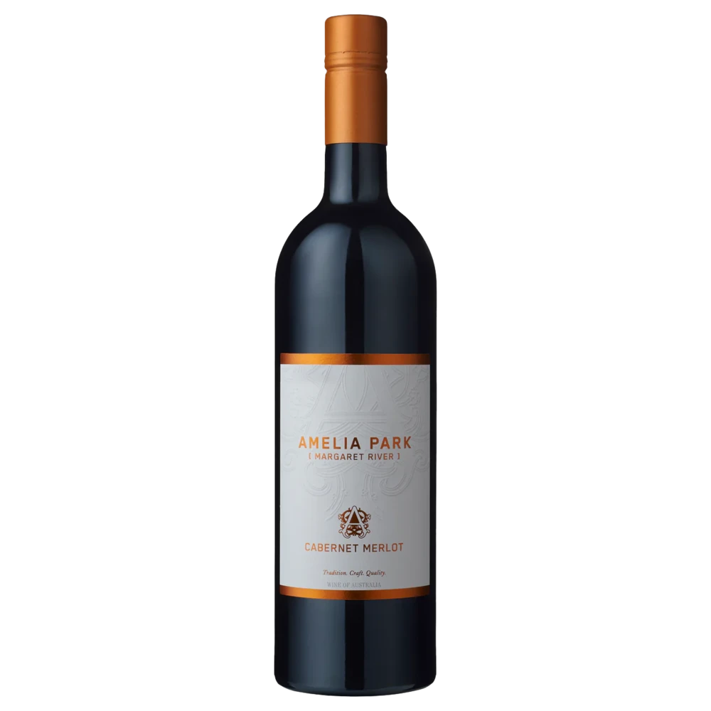 A bottle of 2023 Amelia Park Cabernet Merlot 750ml Red Wine