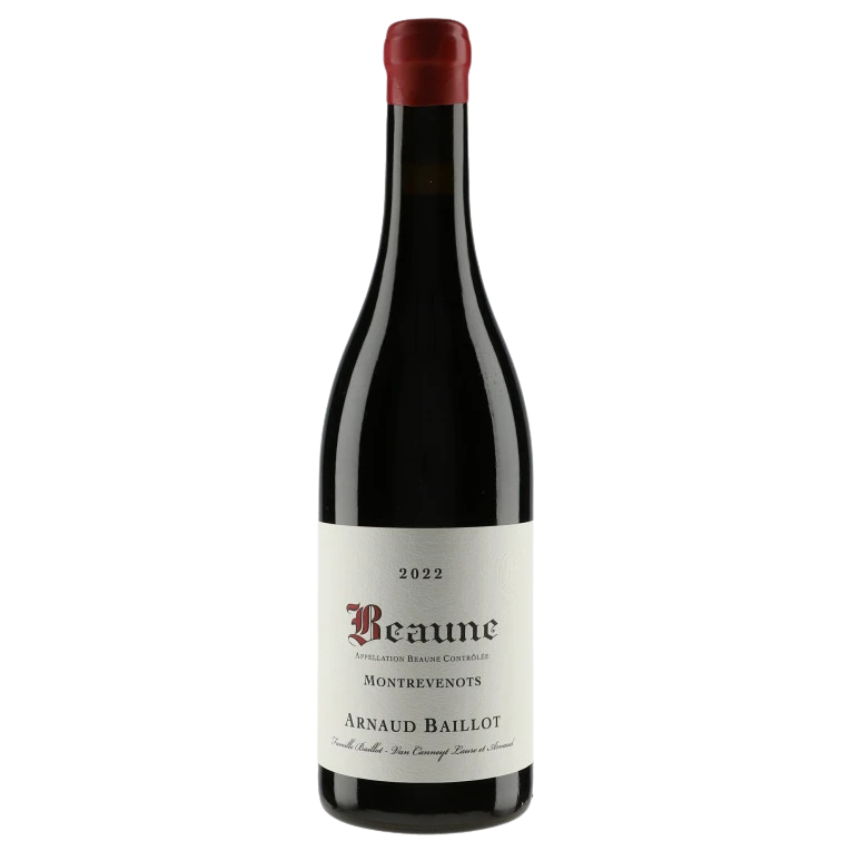 A bottle of 2022 Arnaud Baillot Beune "Montrevenots" 750ml Red Wine