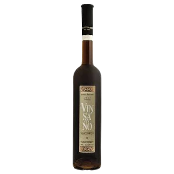 A bottle of 2016 Argyros Vinsanto 'First Release' 500ml White Wine