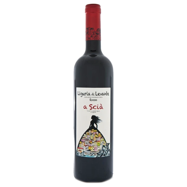 A bottle of A Sciá Liguria di Levante Rosso IGT 2019 750ml Red Wine