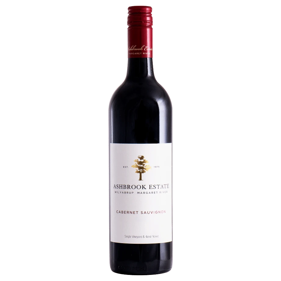 A bottle of 2021 Ashbrook Margaret River Cabernet Sauvignon 750ml Red Wine