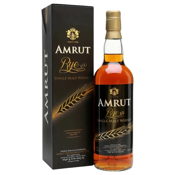 Amrut Rye Single Malt 50% 700ml bottle (ITM379393) single bottle shot