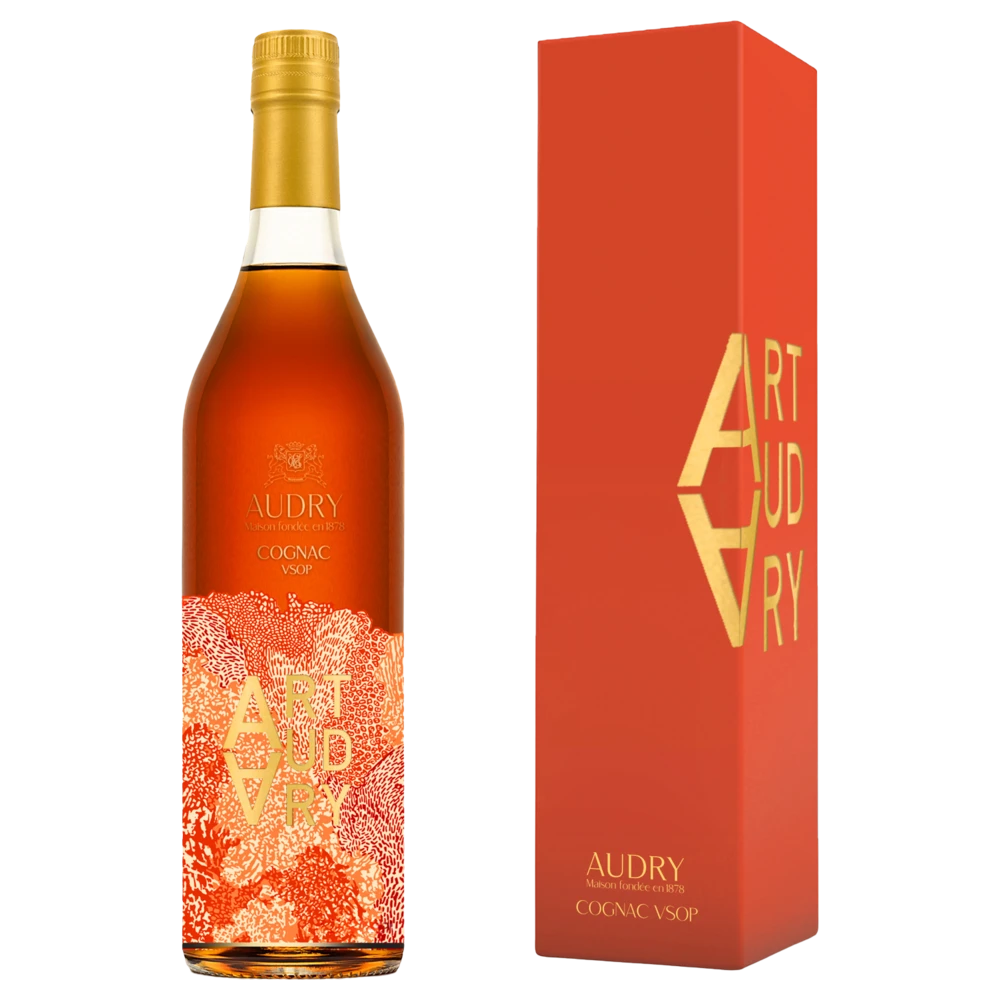 A bottle of Maison Audry Cognac ART VSOP 40% 700ml