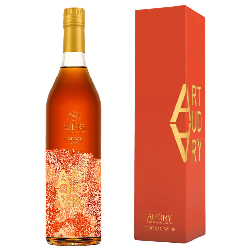 A bottle of Maison Audry Cognac ART VSOP 40% 700ml