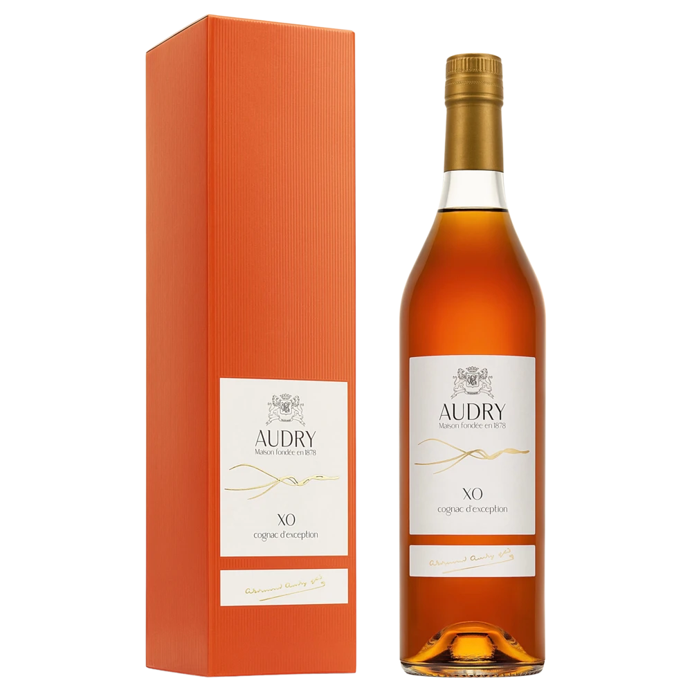 A bottle of Maison Audry Cognac Fine Champagne XO 18y to 20y 40% 700ml