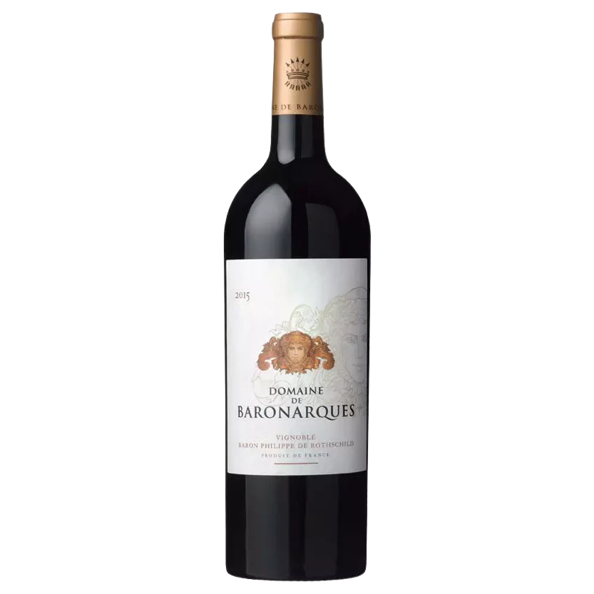 A bottle of 2015 DOMAINE DE BARONARQUES Mouton Rothschild estates collection 5000ml Red Wine