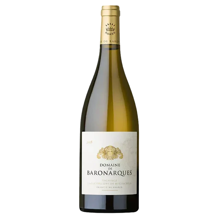 A bottle of Domaine Baronarques Blanc Mouton Rothschild Estates Collection 2022 750ml White Wine