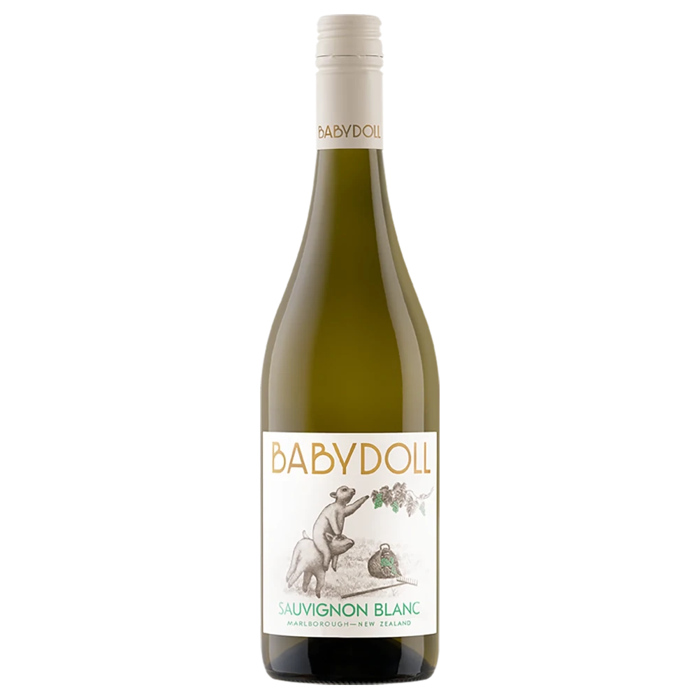 A bottle of 2024 Babydoll Sauvignon Blanc 750ml White Wine