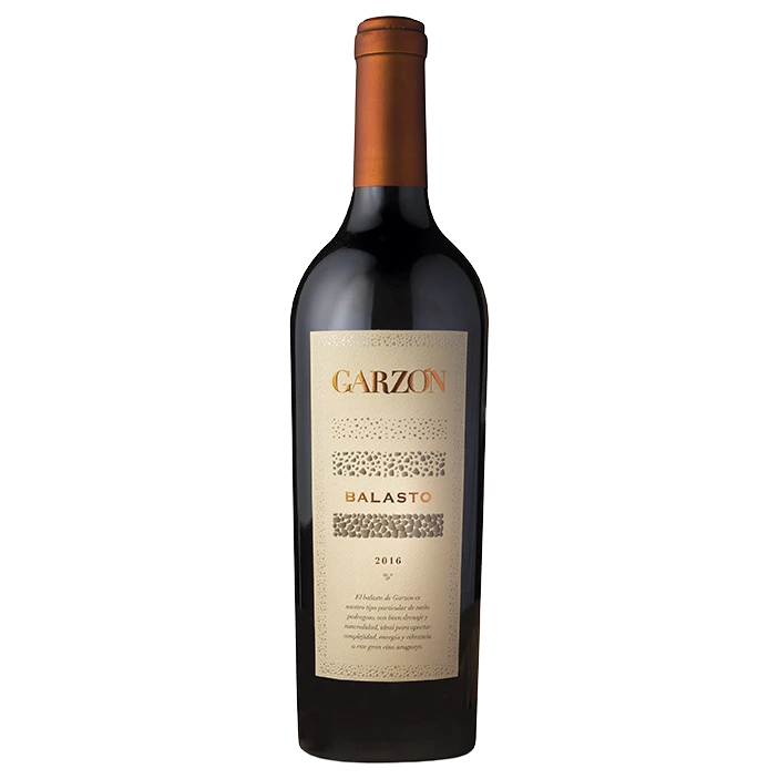 A bottle of 2015 BALASTO BY BODEGA GARZON 750ml Red Wine