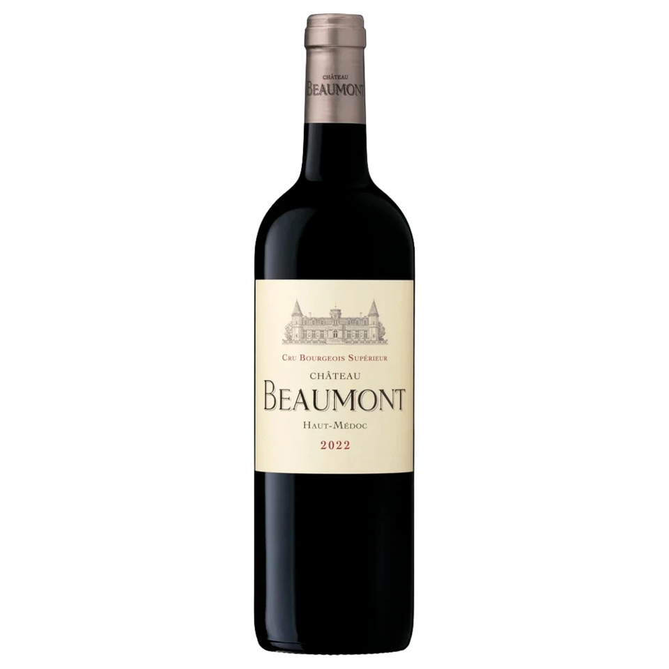 A bottle of 2021 CHATEAU BEAUMONT 750ml Red Wine