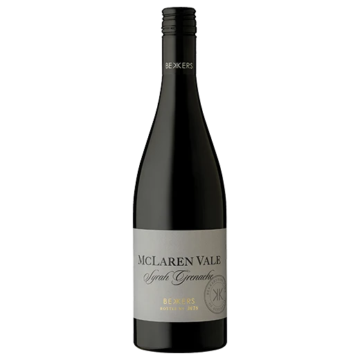 A bottle of 2022 Bekkers McLaren Vale Syrah Grenache 750ml Red Wine