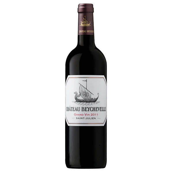 A bottle of 2011 Chateau Beychevelle 750ml Red Wine
