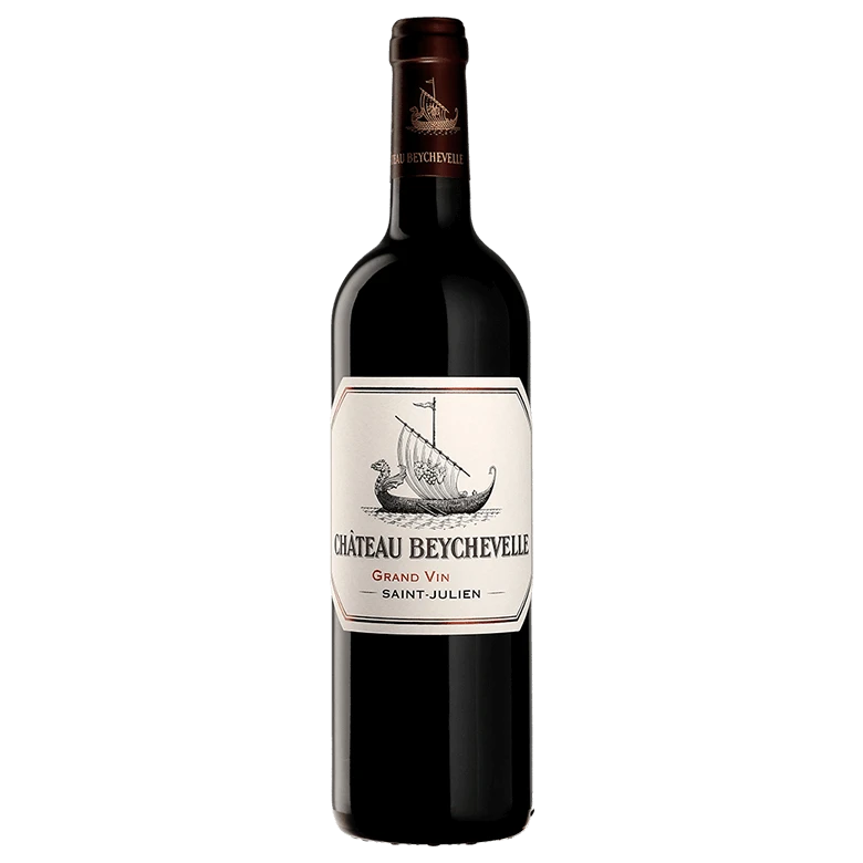 A bottle of 2018 Chateau Beychevelle Saint Julian 4Eme Cru Classe 1500ml Red Wine