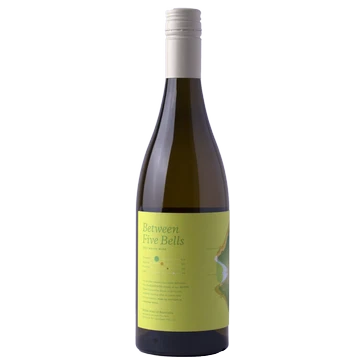 A bottle of Between Five Bells White 2022 750ml White Wine