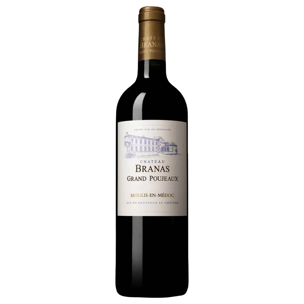 A bottle of Chateau Branas Grand Poujeaux 2020 750ml Red Wine