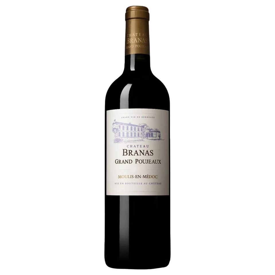 A bottle of Chateau Branas Grand Poujeaux 2020 750ml Red Wine