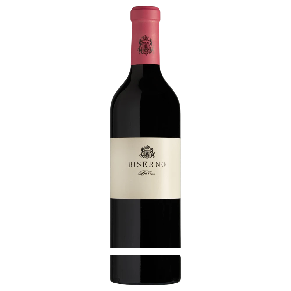 A bottle of 2021 Tenuta di Biserno 'Biserno' 750ml Red Wine