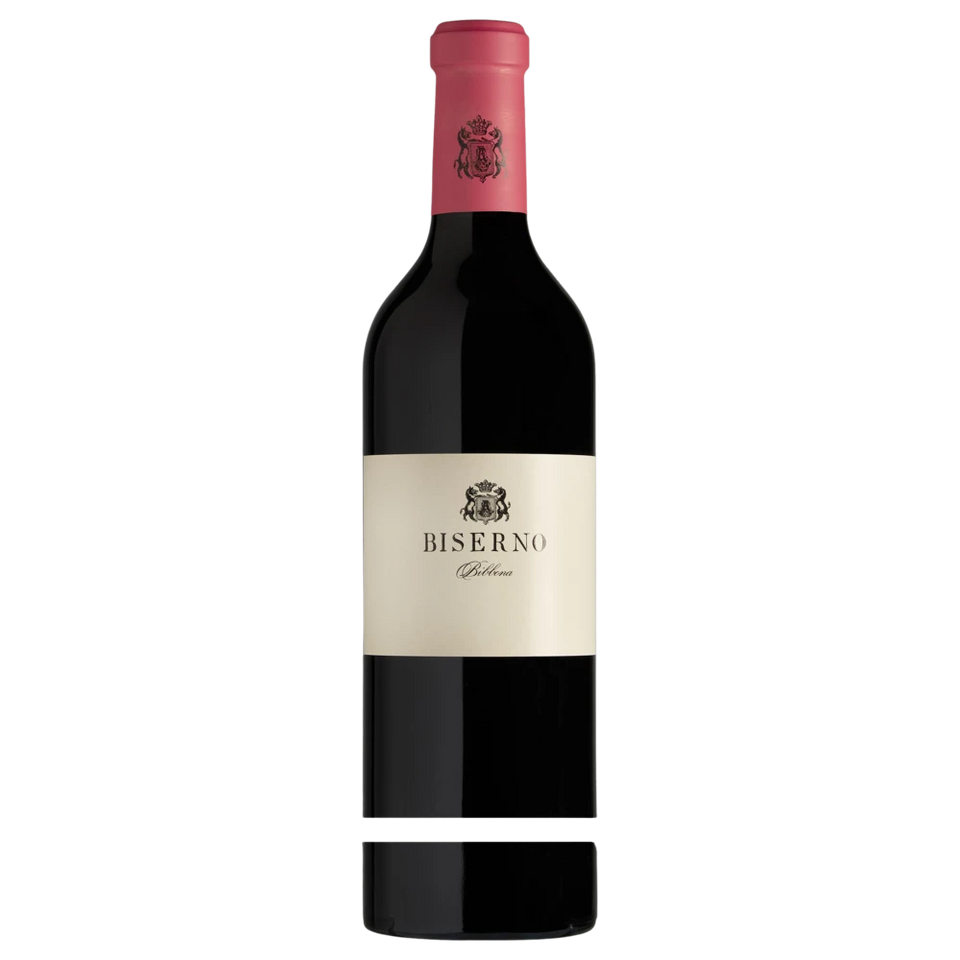 A bottle of 2021 Tenuta di Biserno 'Biserno' 750ml Red Wine