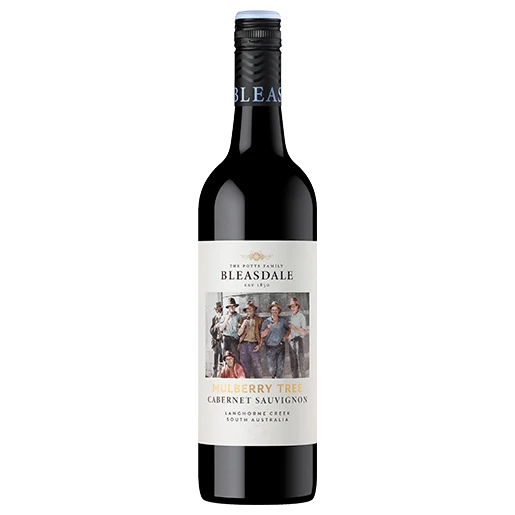 A bottle of 2022 Bleasdale Vineyards Mulberry Tree Cabernet Sauvignon 750ml Red Wine
