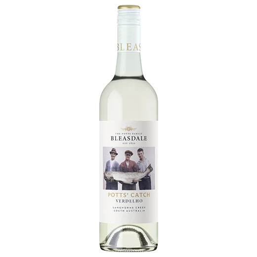 A bottle of 2024 Bleasdale Vineyards Potts' Catch Verdelho 750ml Fortified Wine