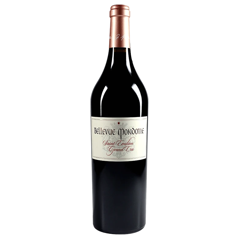 A bottle of Chateau Bellevue Mondotte 2021 750ml Red Wine