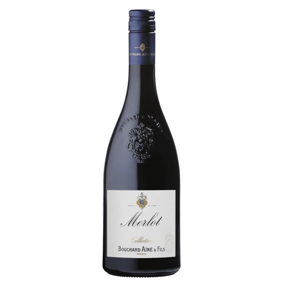 A bottle of 2022 Bouchard Aîne & Fils Collection Merlot 750ml Red Wine