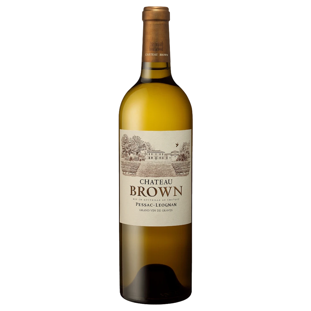 A bottle of Chateau Brown White 2021 750ml White Wine