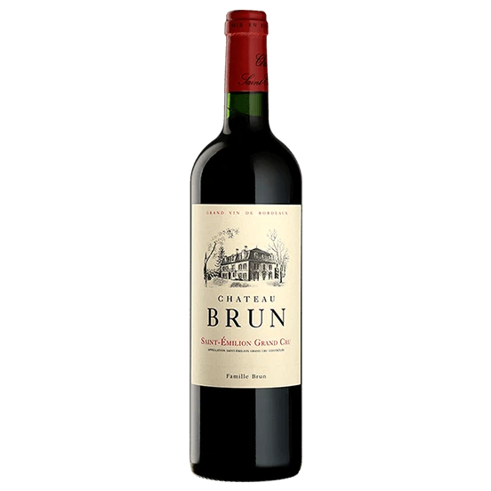 A bottle of Chateau Brun 2017 750ml Red Wine