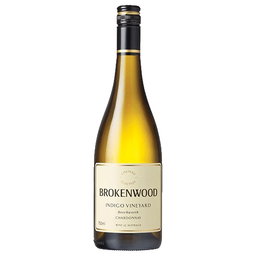 A bottle of 2023 Brokenwood Indigo Vineyard Chardonnay 750ml White Wine