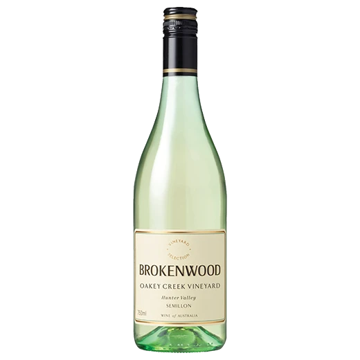 A bottle of 2018 Brokenwood Oakey Creek Vineyard Semillon 750ml White Wine