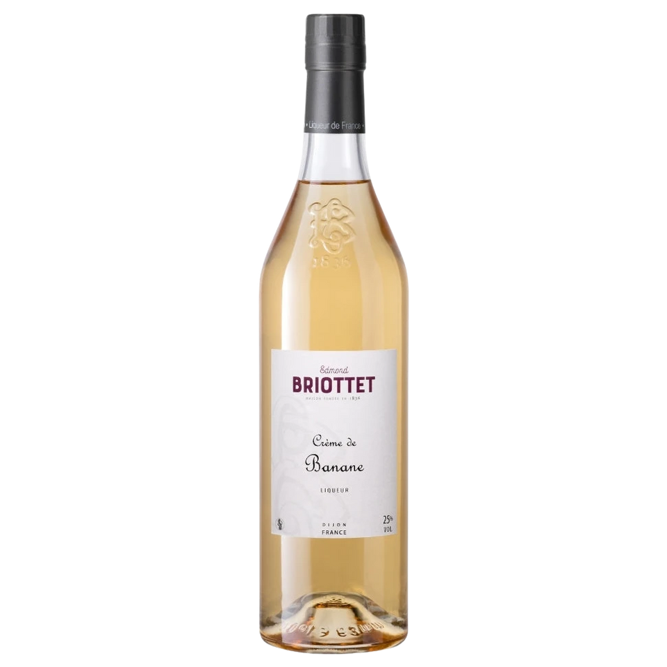 A bottle of Briottet Banana Liqueur 25% 700ML 700ml