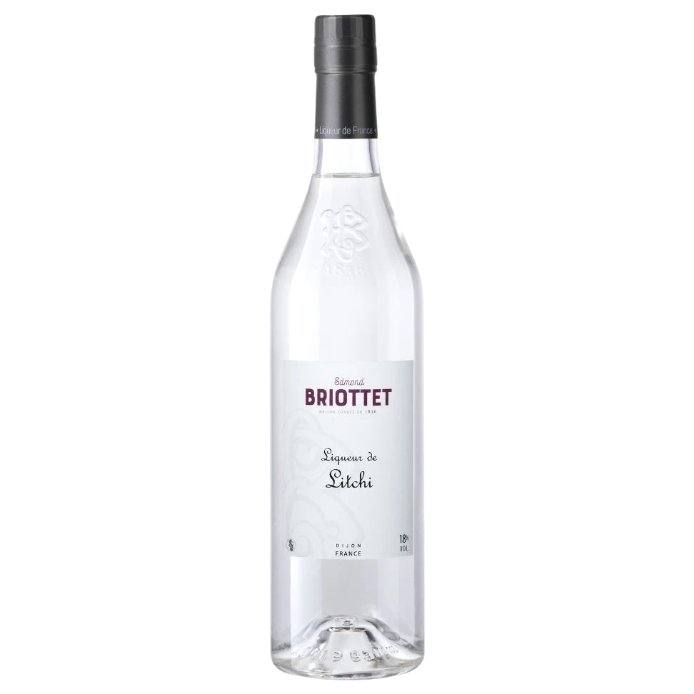 A bottle of Briottet Lychee Liqueur 18% 700ML 700ml