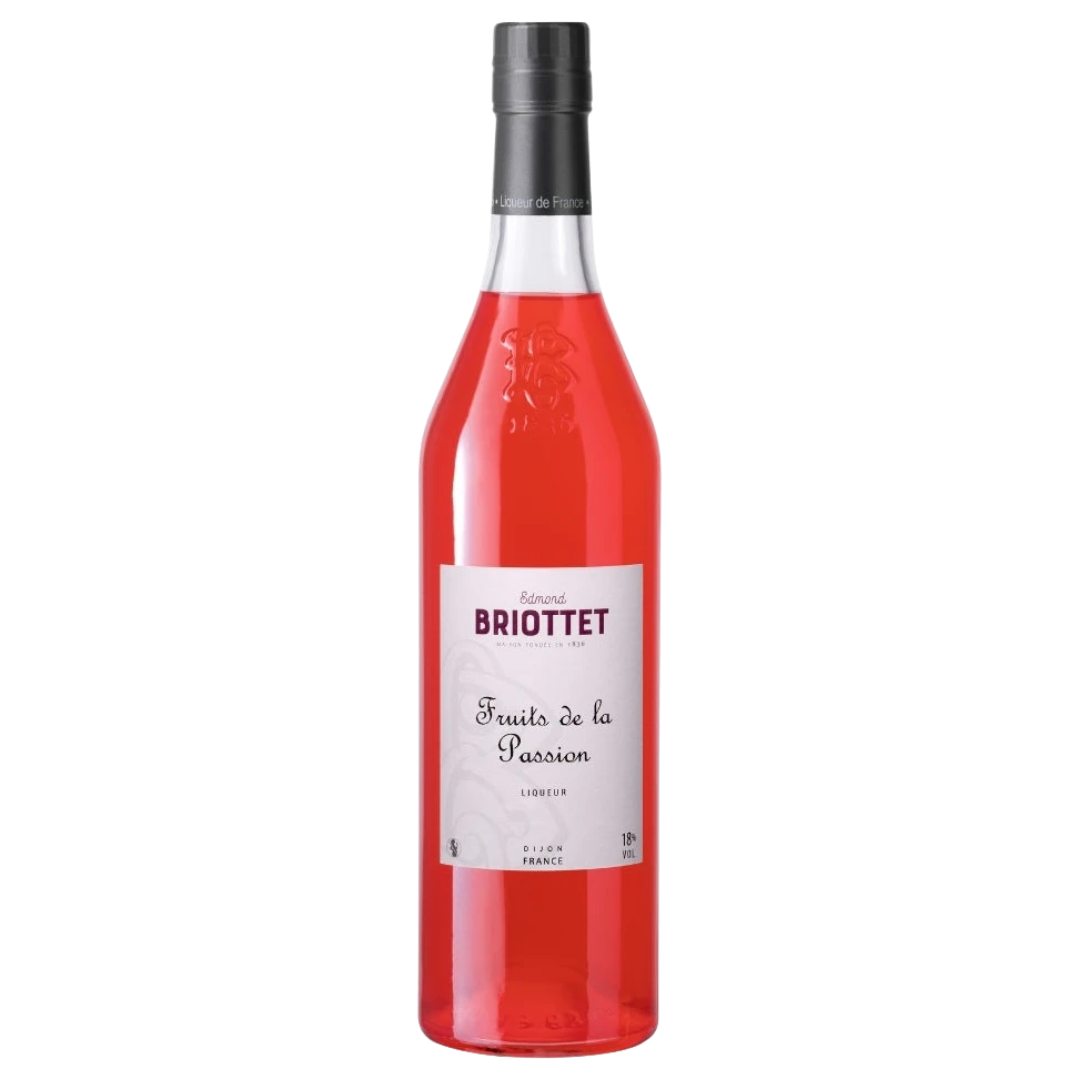 A bottle of Briottet Passion Fruit Liqueur 18% 700ML 700ml