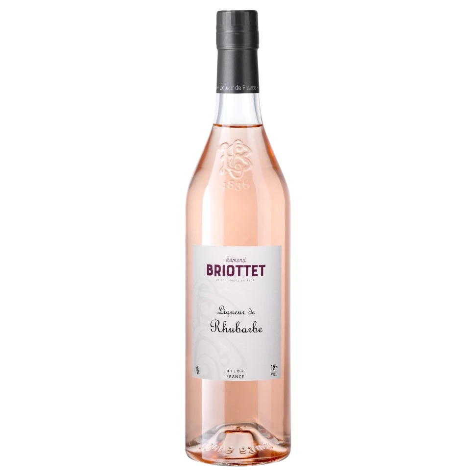 A bottle of Briottet Rhubarb Liqueur 18% 700ML 700ml