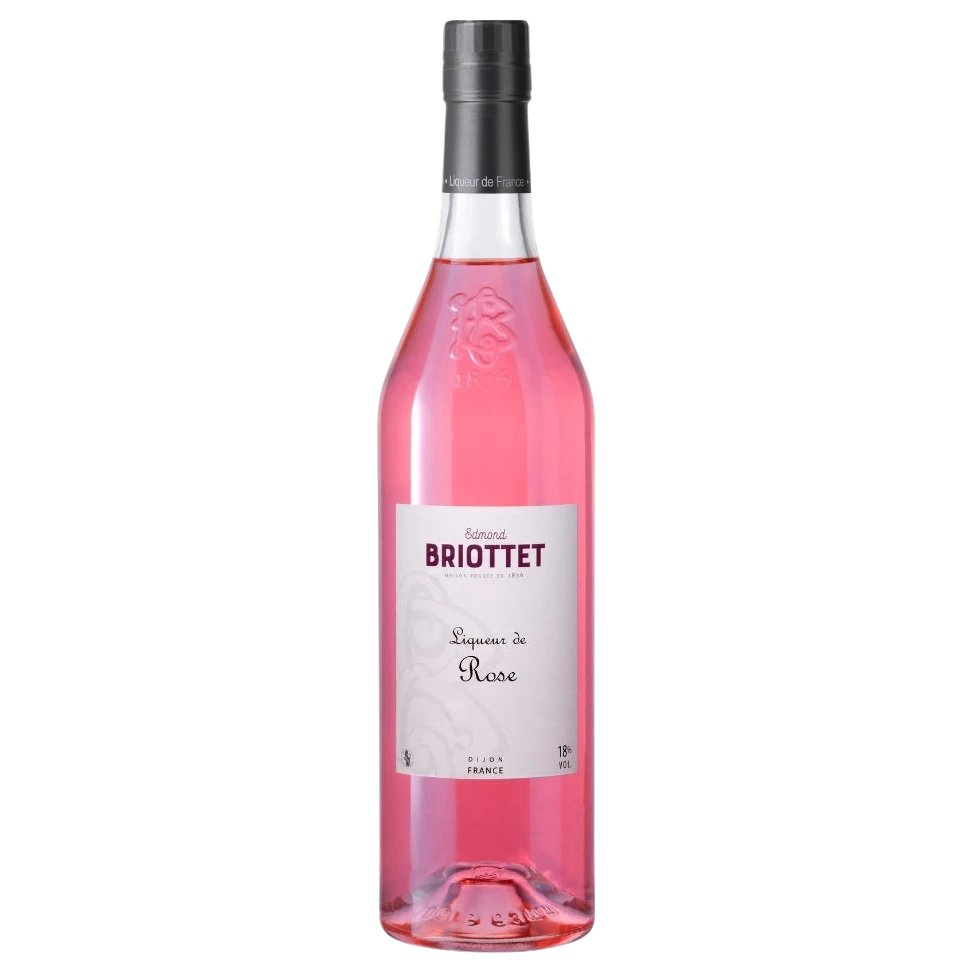 A bottle of Briottet Rose Liqueur 18% 700ML 700ml