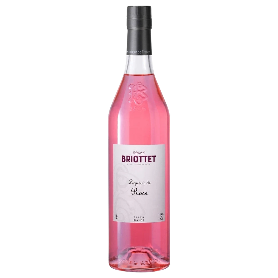 A bottle of Briottet Rose Liqueur 18% 700ML 700ml
