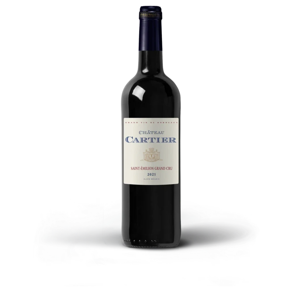 A bottle of Chateau Cartier 2020 750ml Red Wine