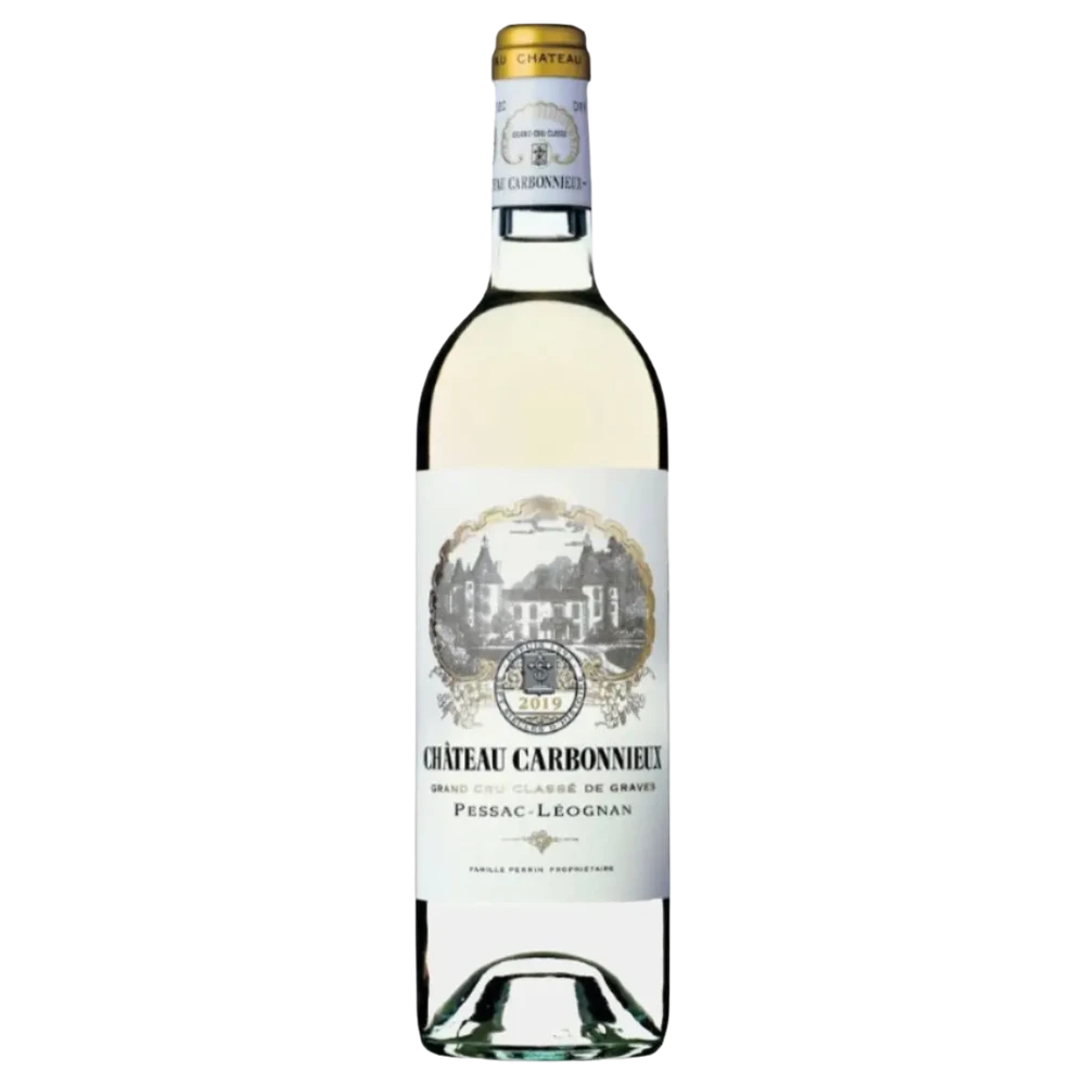 A bottle of 2019 Chateau Carbonnieux 375ml Red Wine
