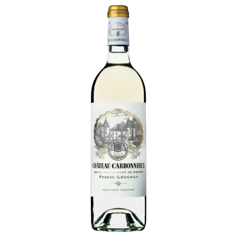 A bottle of 2019 Chateau Carbonnieux 375ml Red Wine