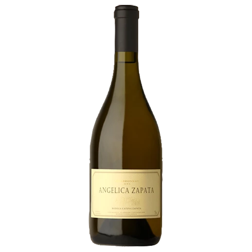 A bottle of 2021 Angélica Zapata Chardonnay Alta 750ml White Wine