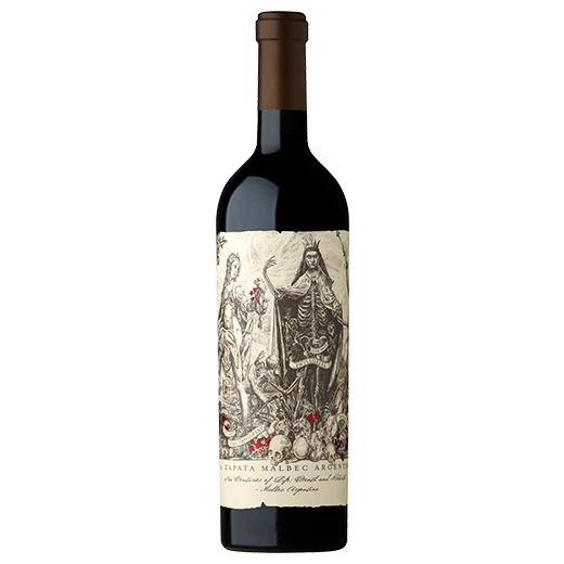 A bottle of 2021 Catena Zapata Argentino Vineyard Malbec 750ml Red Wine