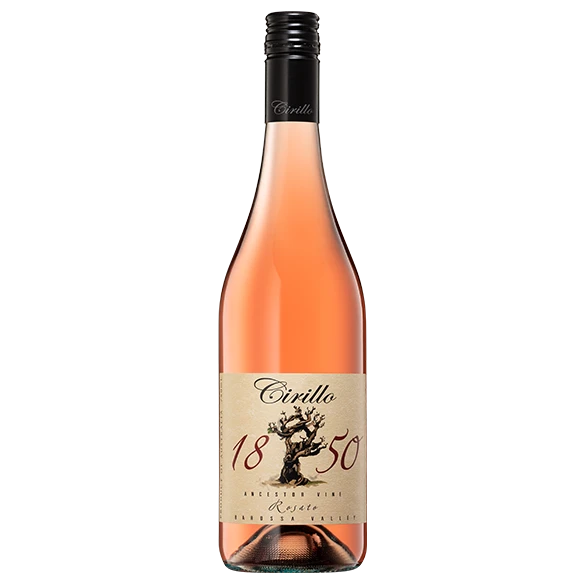 A bottle of Cirillo 1850 Ancestor Vine Rosato 2023 750ml Rose Wine