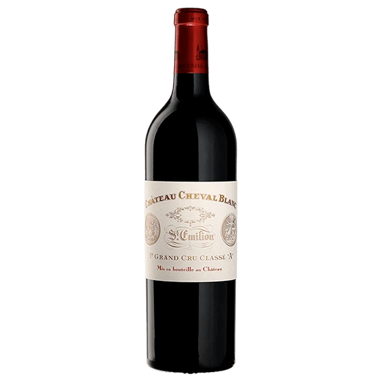 A bottle of Chateau Cheval Blanc 2008 6000ml Red Wine