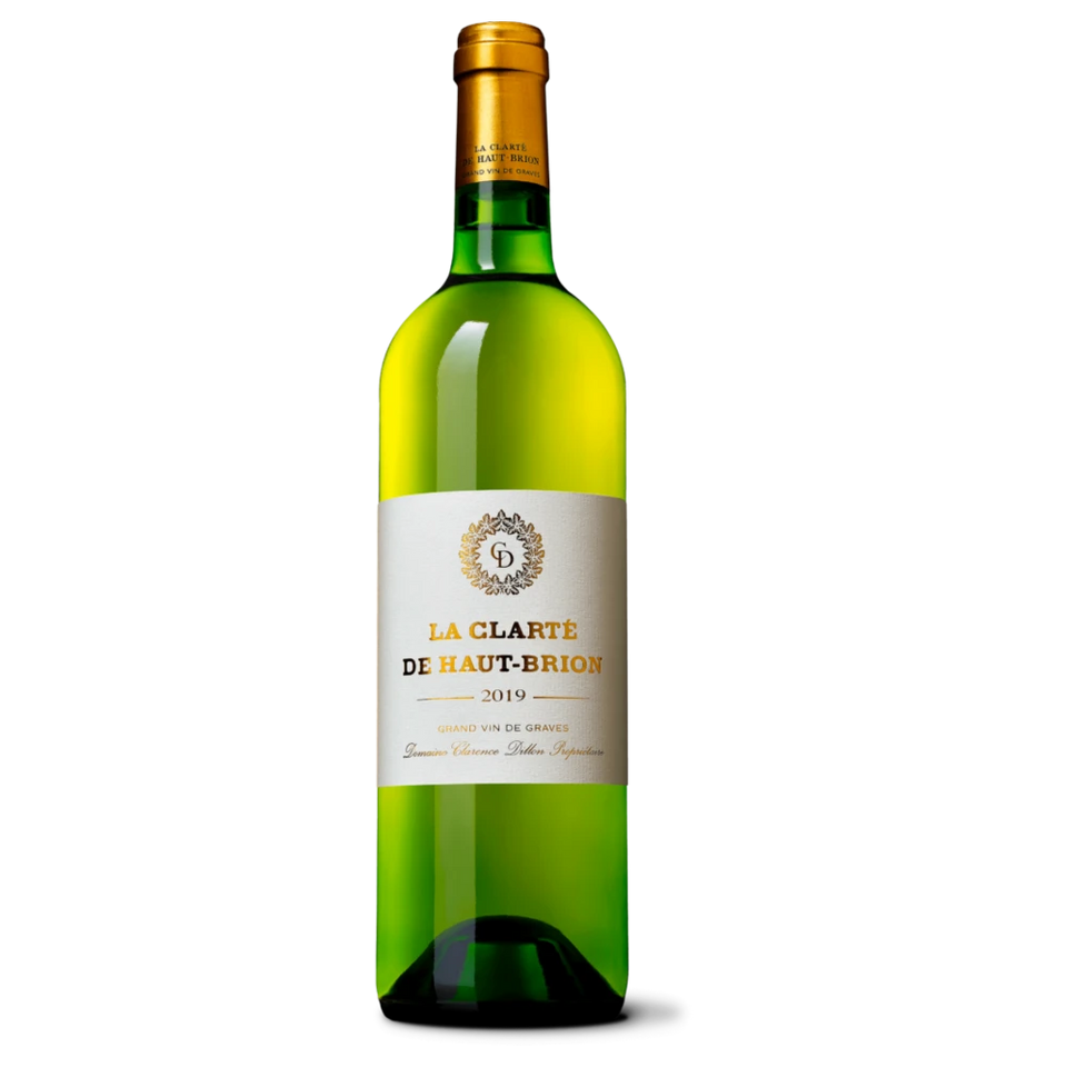 A bottle of 2019 La Clarte De Haut Brion 750ml White Wine