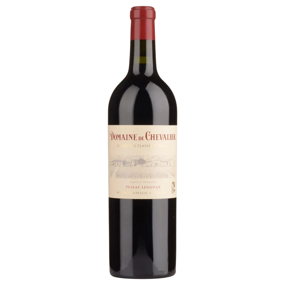 A bottle of 2020 Domaine De Chevalier 6000ml Red Wine
