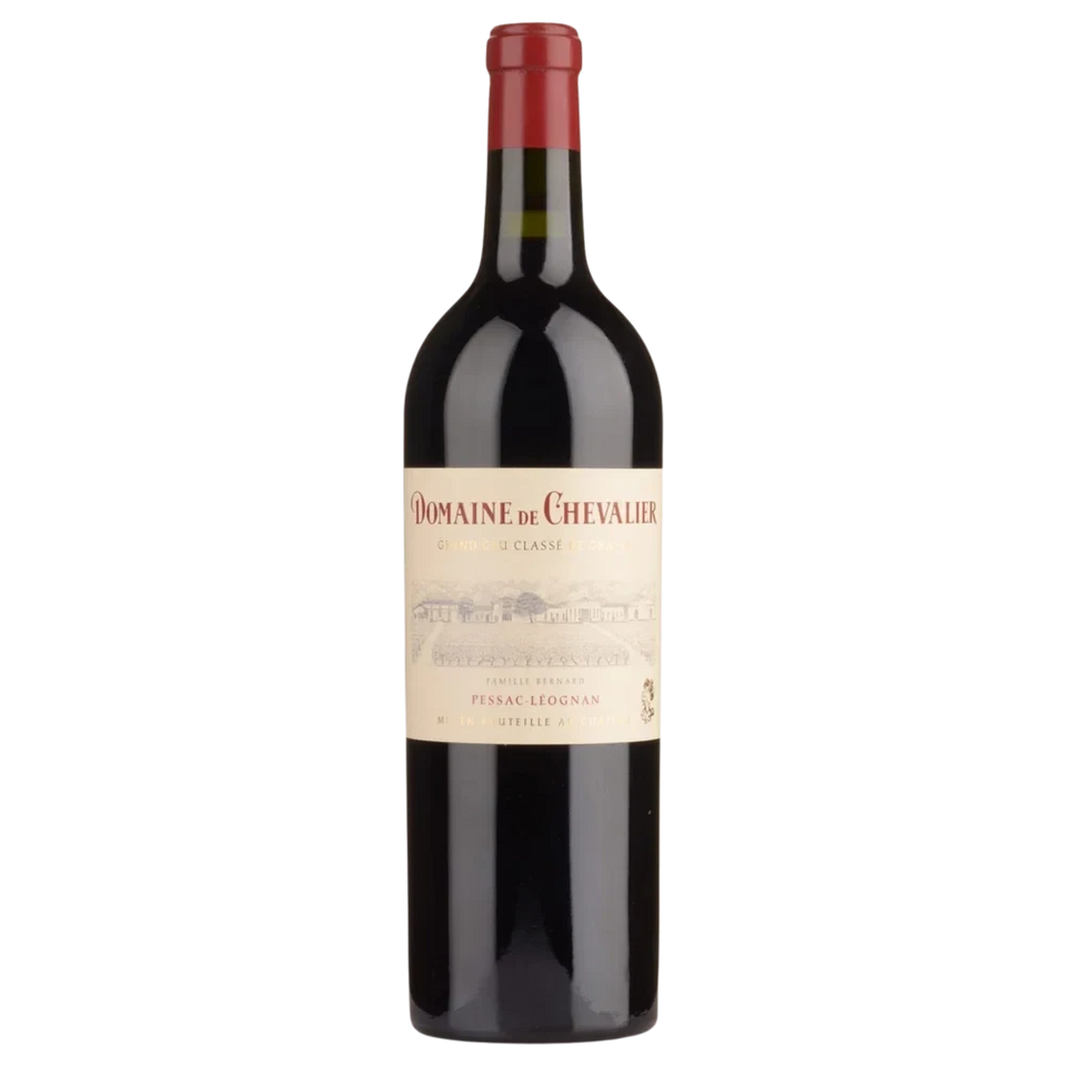 A bottle of 2020 Domaine De Chevalier 6000ml Red Wine