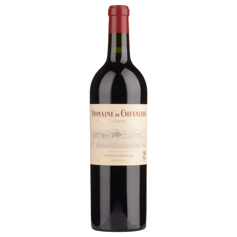 A bottle of 2021 Domaine De Chevalier 6000ml Red Wine
