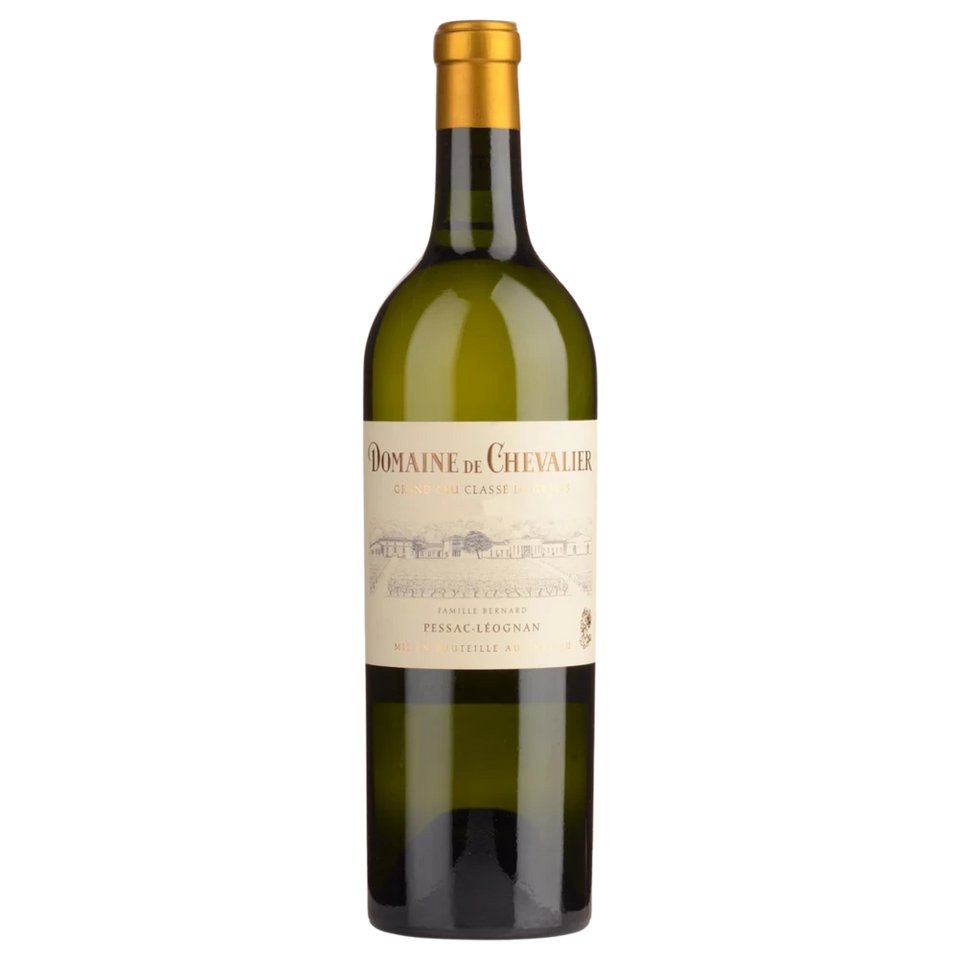 A bottle of 2023 Domaine de Chevalier Blanc 750ml Red Wine